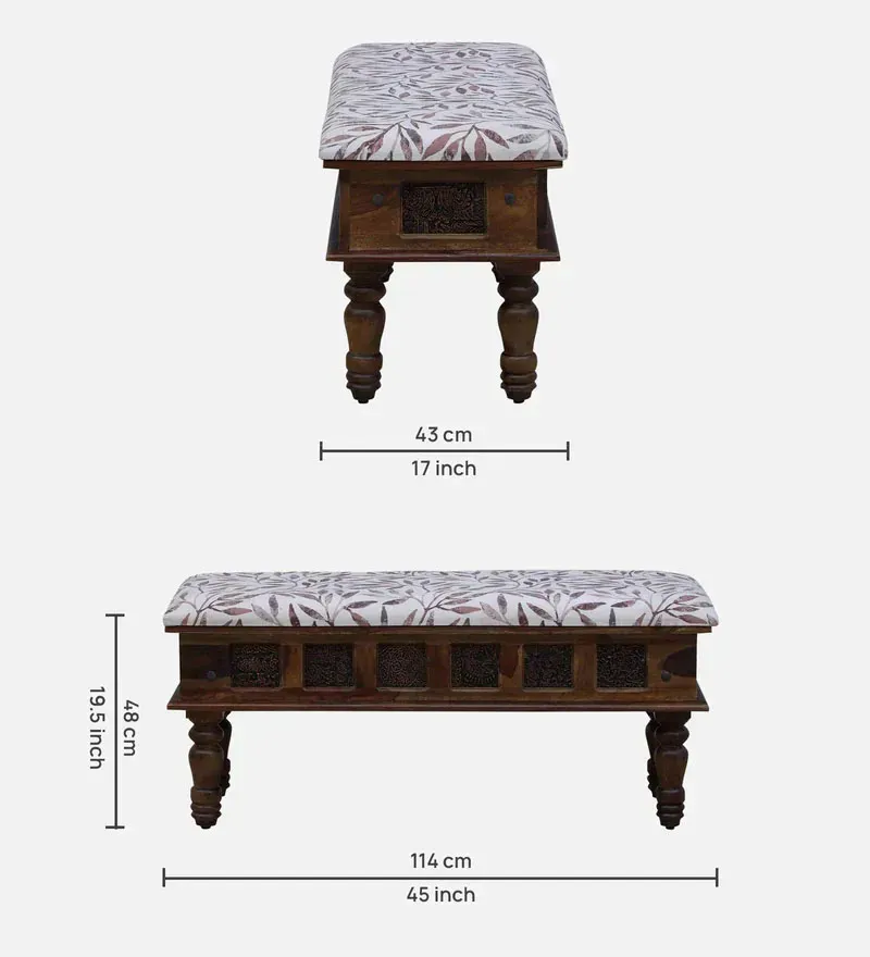 Aakrit Sheesham Wood 6 Seater Dining Set In Provincial Teak Finish With Bench.jpg3.webp