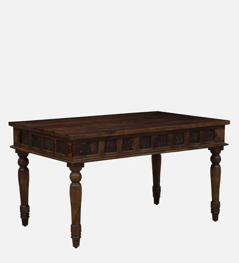 Aakrit Sheesham Wood 6 Seater Dining Set In Provincial Teak Finish With Bench.jpg4.webp