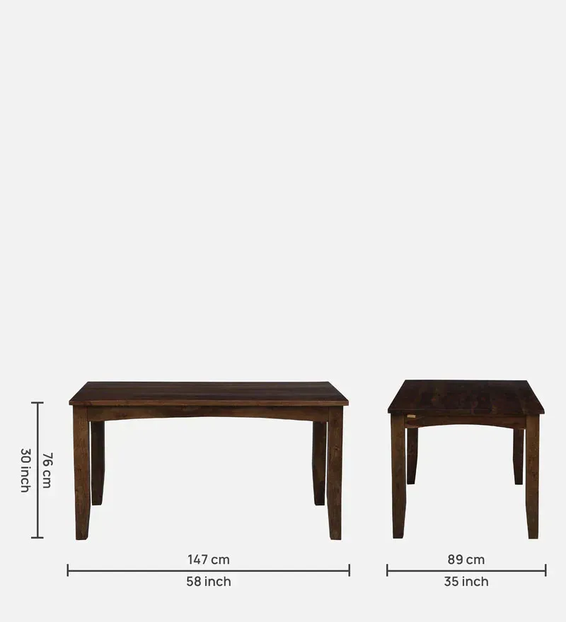 Biscay Sheesham Wood 6 Seater Dining Set In Provincial Teak Finish With Bench.jpg2.webp