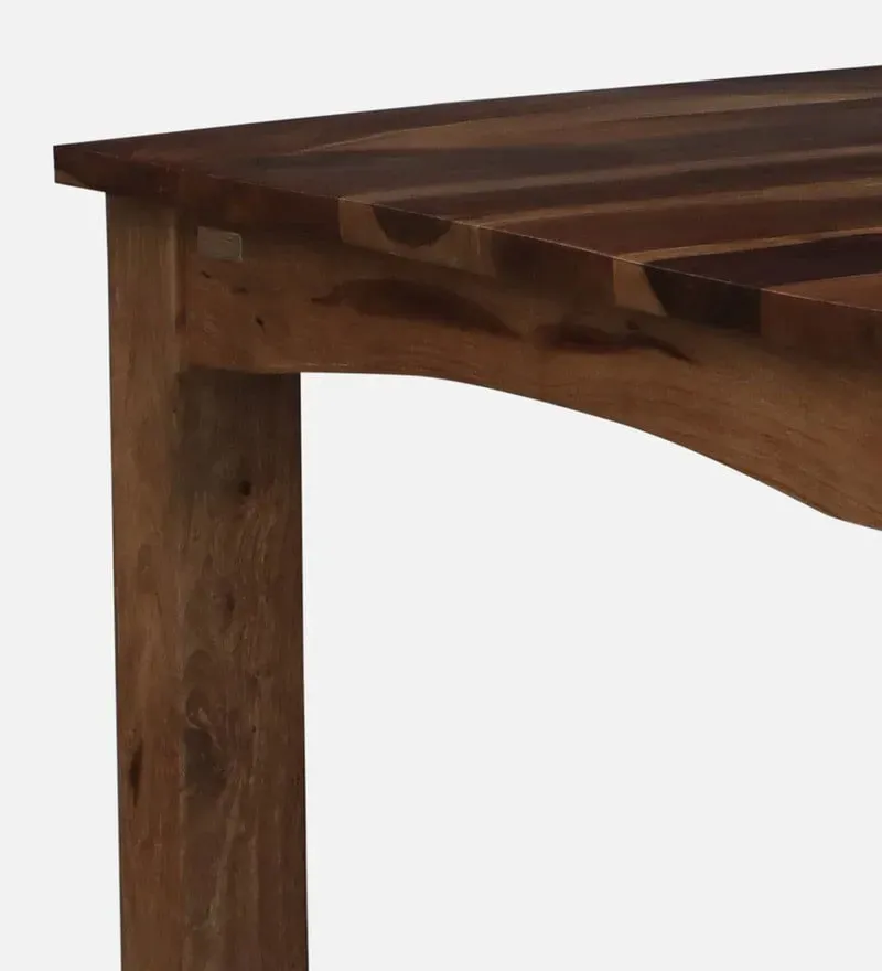 Biscay Sheesham Wood 6 Seater Dining Set In Rustic Teak Finish With Bench.jpg14.webp