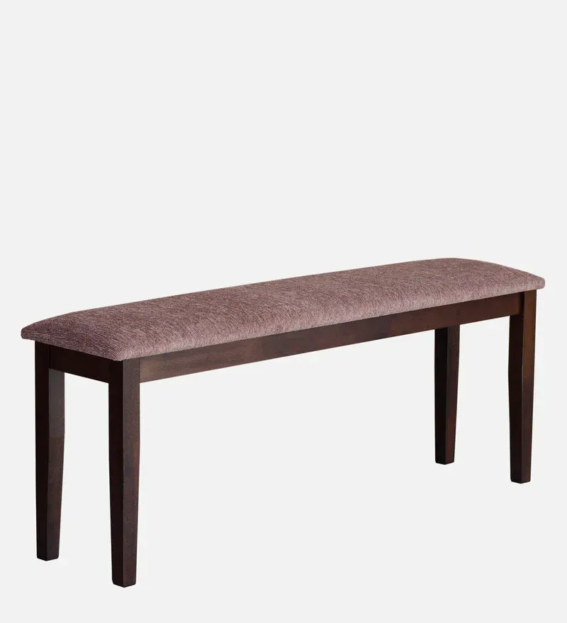 Ramen Solid Wood 6 Seater Dining Set in Cappucino Brown Finish With Bench.jpg12.webp