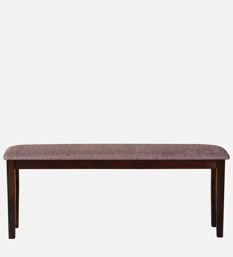 Ramen Solid Wood 6 Seater Dining Set in Cappucino Brown Finish With Bench.jpg13.webp